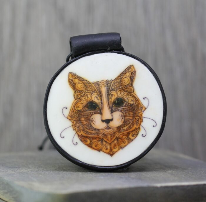 Ginger the Cat- Pendant