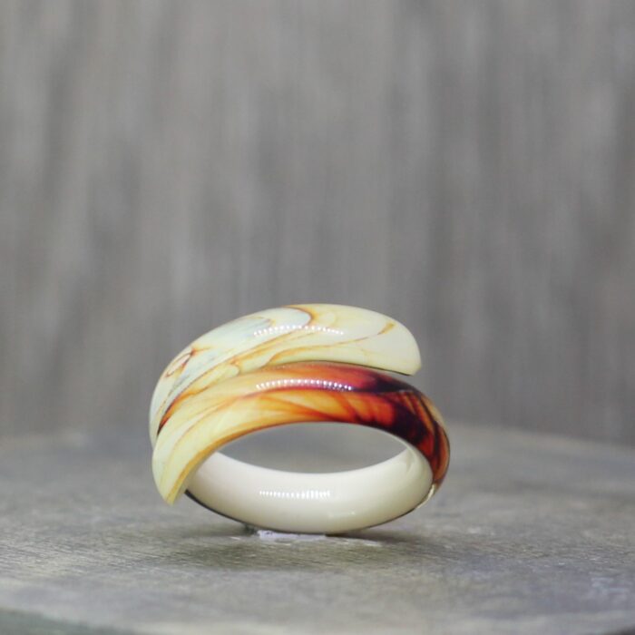 Resin Ring Orange Spritz