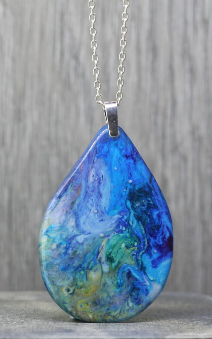 Hidden Reef Resin Pendant