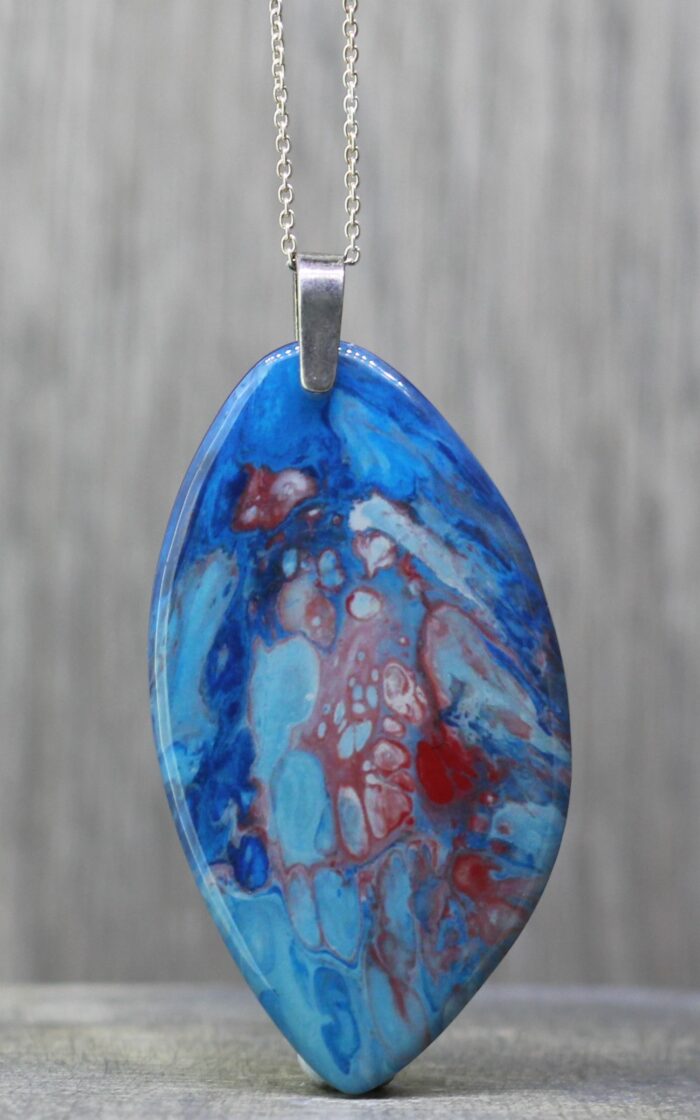 Asteroid Belt Resin Pendant