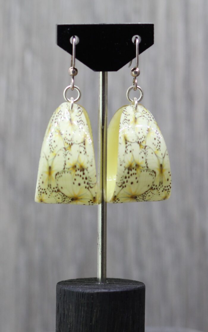 Butterflies Resin Earrings