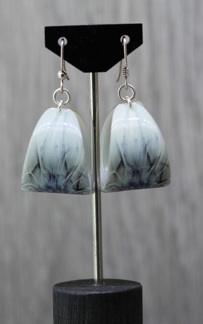 Smoke Resin Earrings