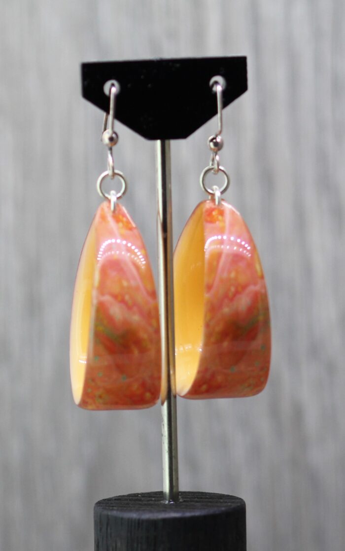 Sherbert Resin Earrings