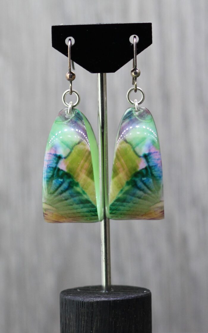 Summer Time Madness Resin Earrings