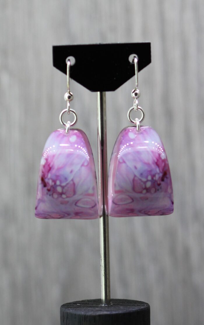 Pink Dream Resin Earrings