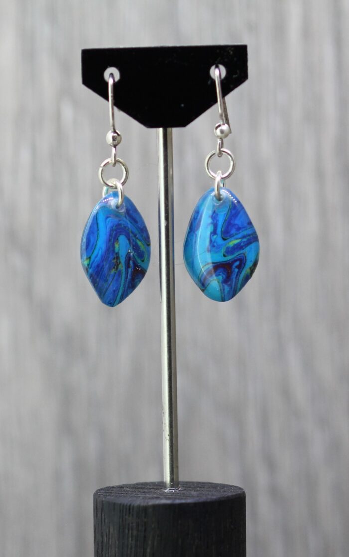 Reef Scape ( Tiny) Resin Earrings