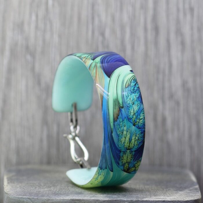 Waves Resin Bangle