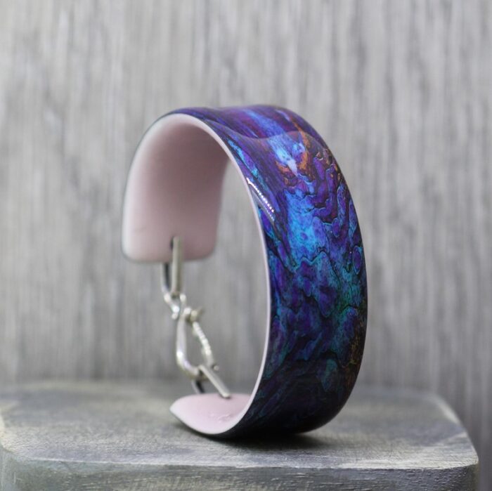 Purple Reef Resin Bangle