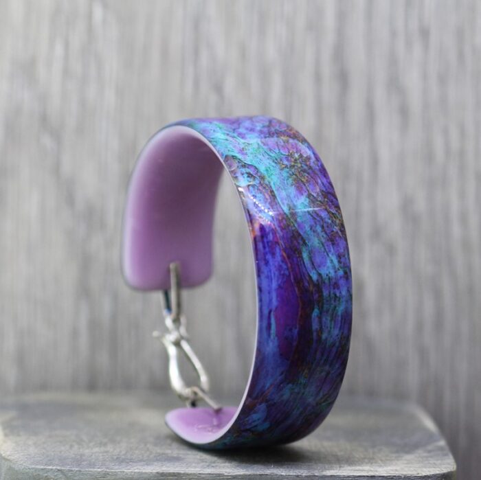 Rainbow Challice Resin Bangle