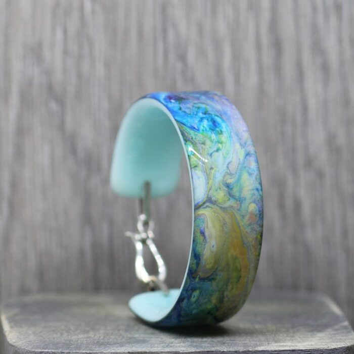 Hidden Reef Resin Bangle