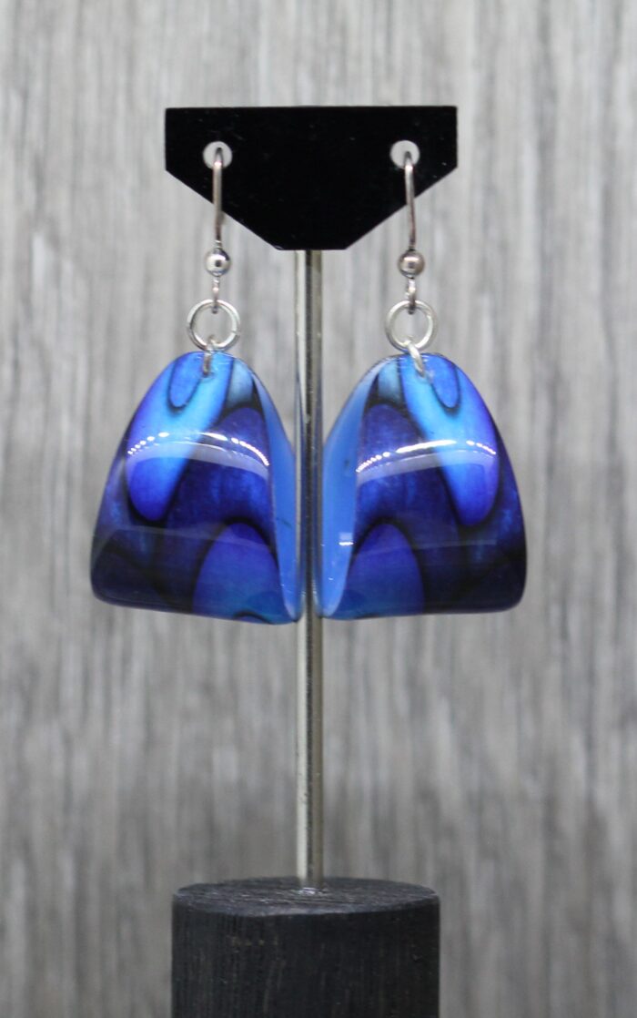 Blue Magic 01 Resin Earrings