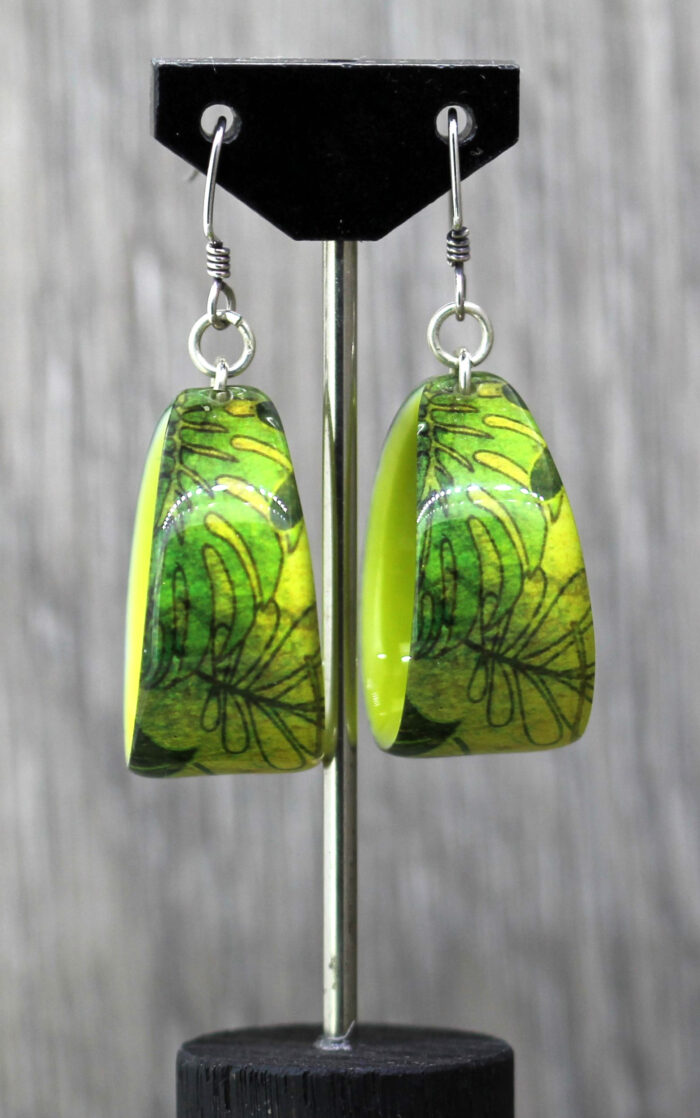 Comic Monsteria Resin Earrings