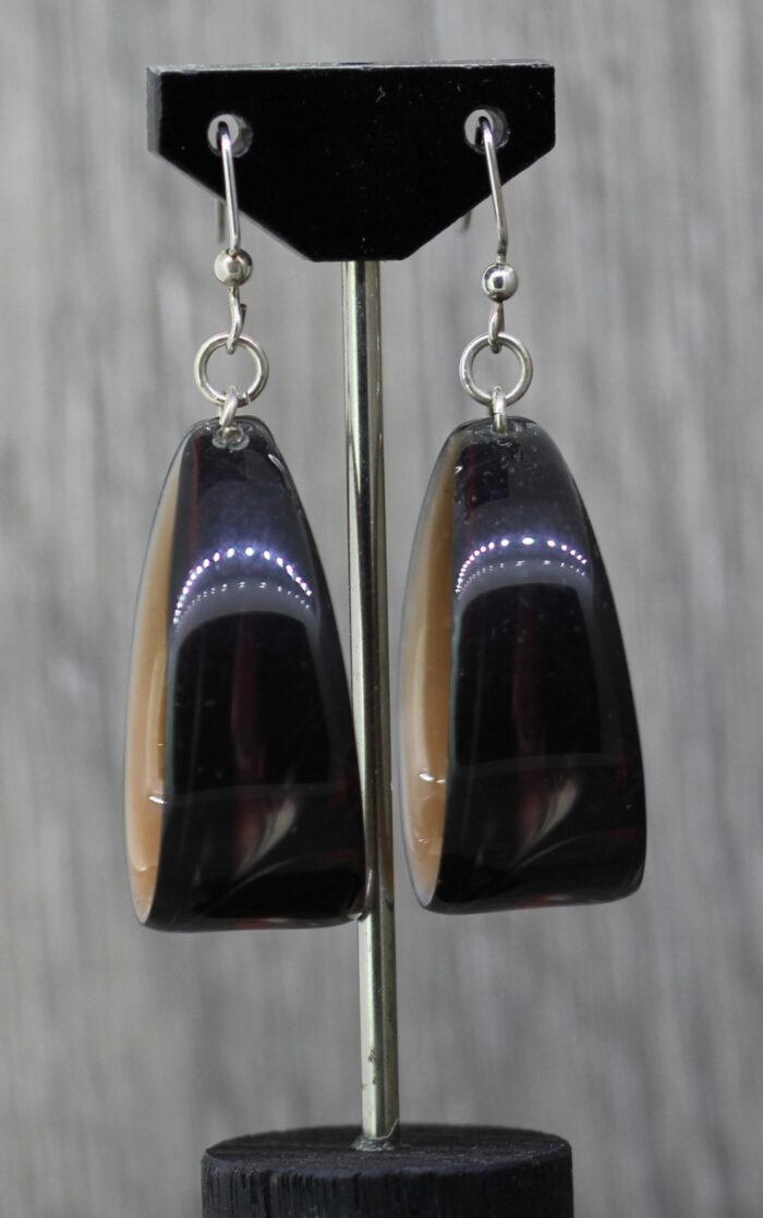 Tail Lights Resin Earrings