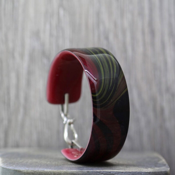 Claret Resin Bangle