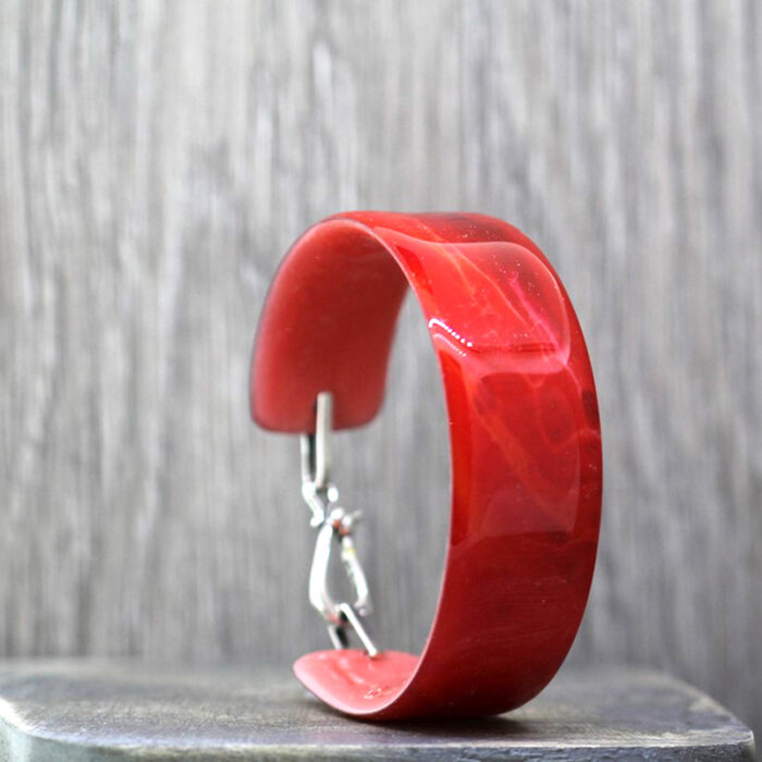 Blood Orange Resin Bangle