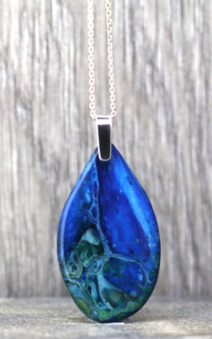 Turtle Cove Resin Pendant