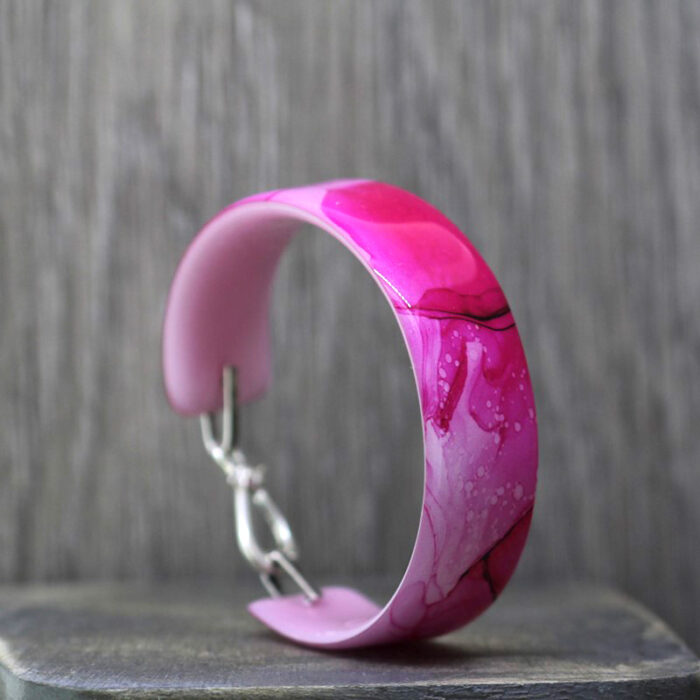 Paparazzi Pink Resin Bangle