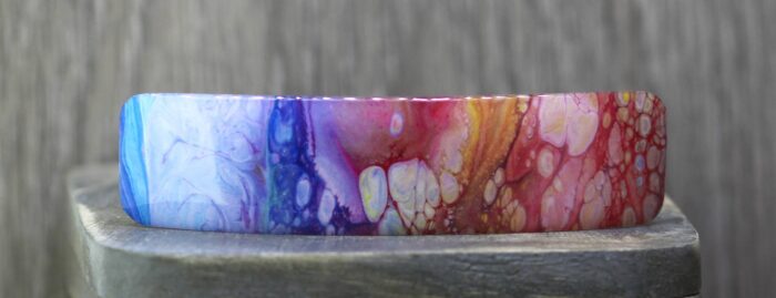 Rainbow Cells Hair Slide