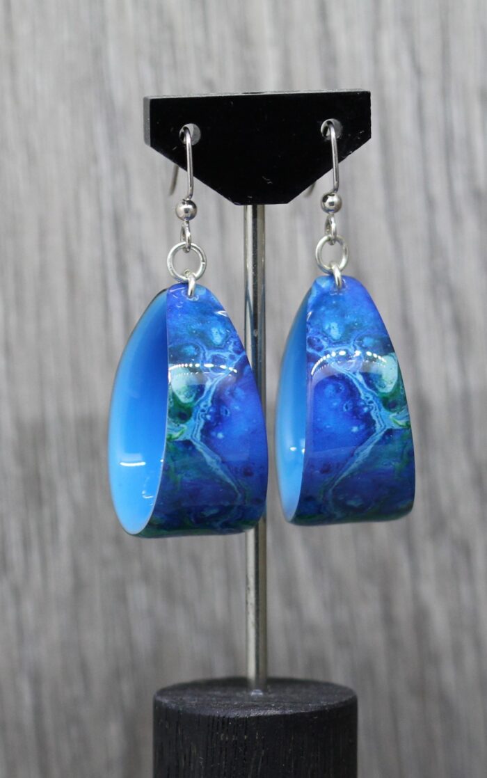 Turtle Cove Resin Earrings