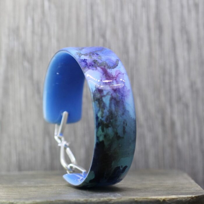 Cloudy Sky Resin Bangle