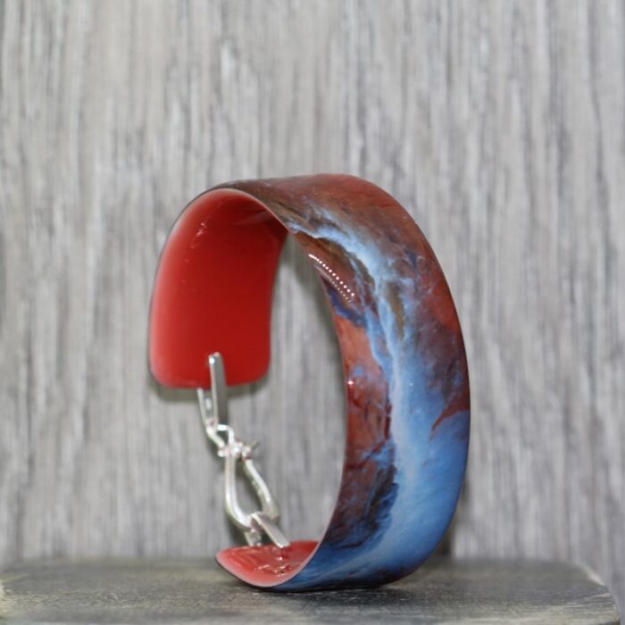 Lava Flow Resin Bangle