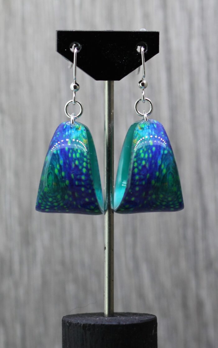 Challice Coral Resin Earrings