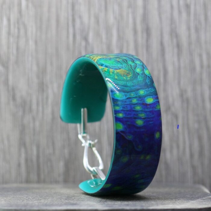 Challice Coral Resin Bangle